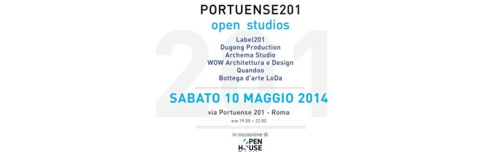 OPEN STUDIO IN OCCASIONE DI OPEN HOUSE ROMA
